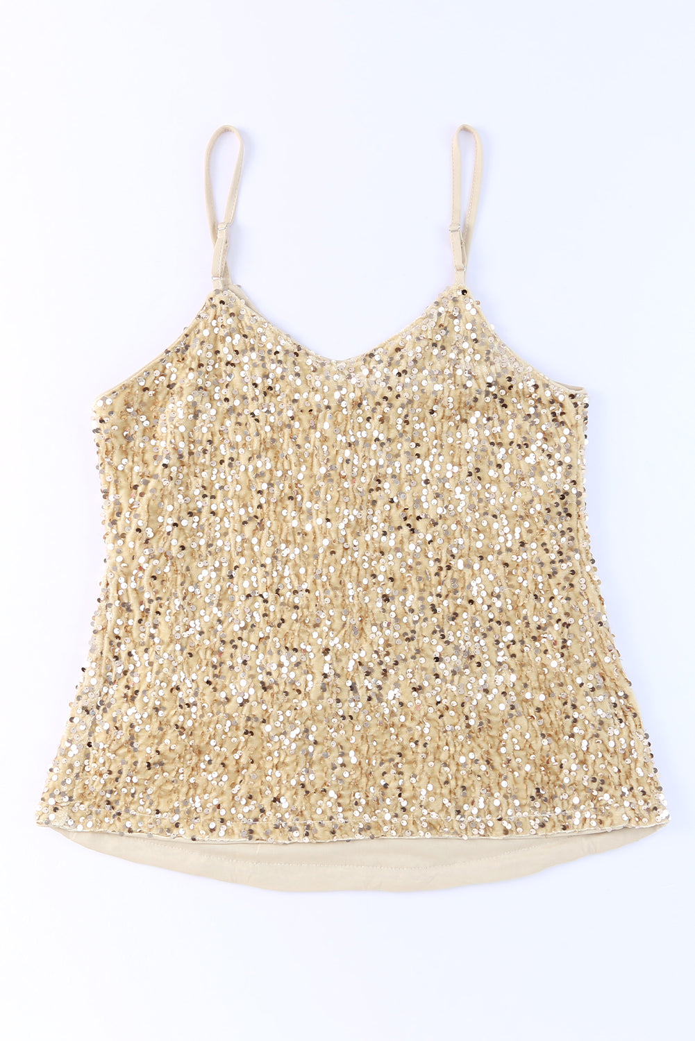 Sequin V-Neck Cami