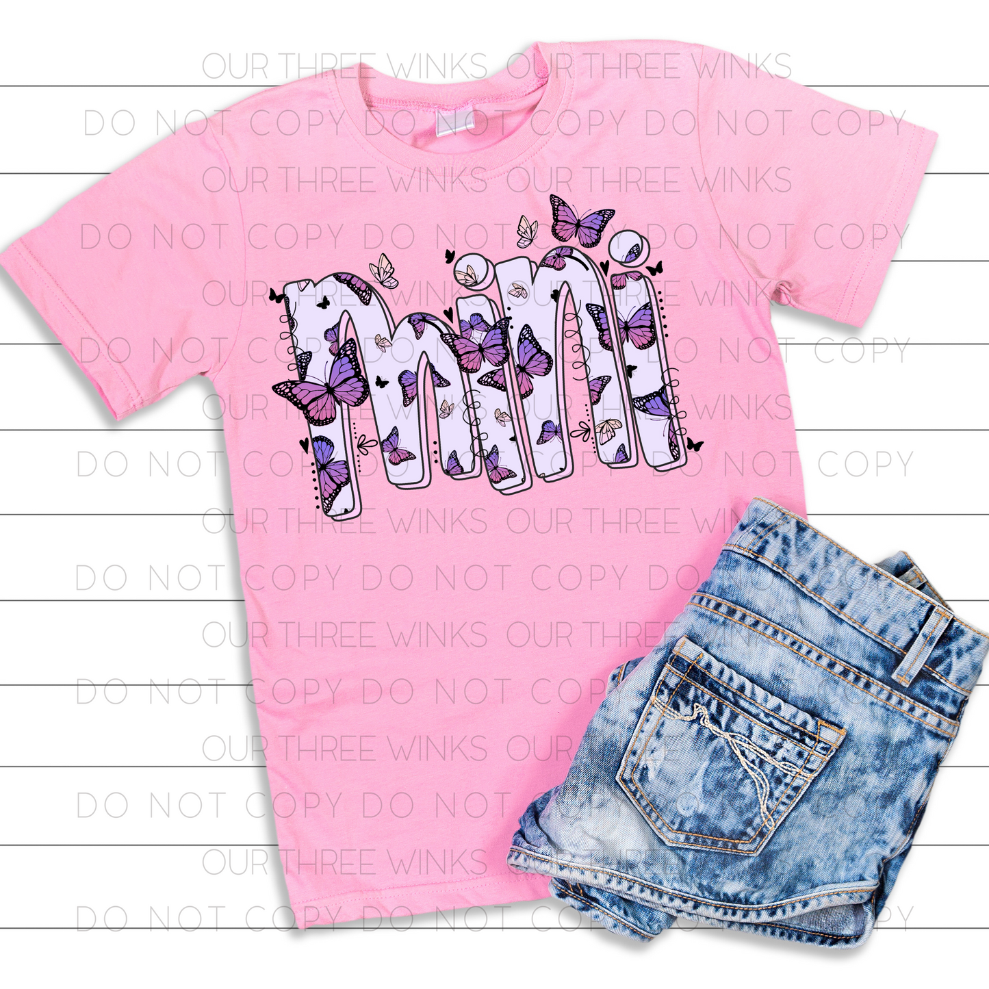 Matching Butterfly Mama & Mini Tees