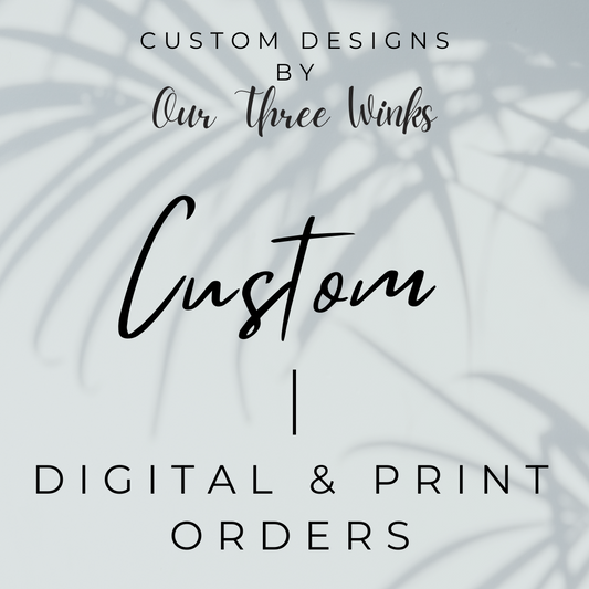 Custom Digital or Print Consult Fee
